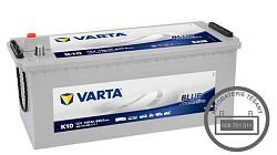 Autobaterie VARTA PROmotive BLUE 140Ah,12V,  640 103 080  - kliknte pro vt nhled